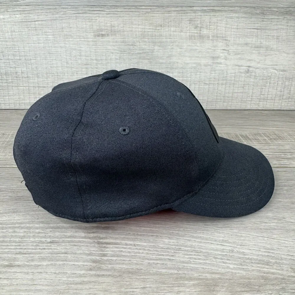 ASICS Train Sana Baseball Cap Unisex One Size Charcoal Gray Logo Strapback Hat